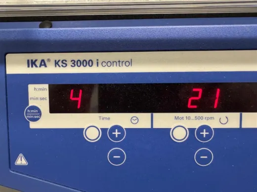 IKA KS 3000 i control Laboratory Orbital Shaker with Enclosed Platform and Flask Clamps