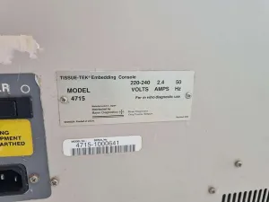 Tissue-Tek 4715 Embedding Console with Cryo Console, 9 of 11
