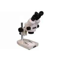 Meiji EMZ-5 Stereo Microscope with Plain Pole Stand for Industrial Inspection, 1 of 6