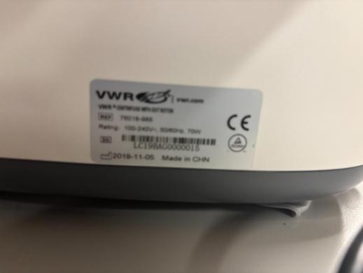 VWR Benchtop Centrifuge without Rotor with Digital Controls-cover