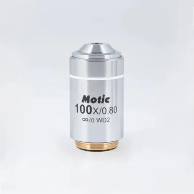 MOTIC LM Plan Achromatic Objective LM PL 100X/0.8 with 2mm Working Distance for AE2000MET Series