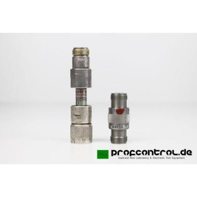 NARDA Model 77 N-N Adapter and LARK ENGINEERING Model 1-403207-001 Y03-13 Attenuator-cover