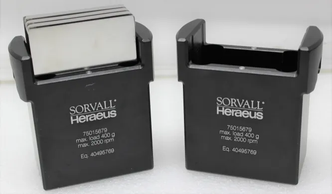 Sorvall 75015679 TaqMan Array Buckets with 2x Card Holders for Thermo Legend RT+ Centrifuges