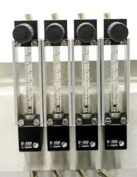 Eppendorf Rotameter Gassing Station DASGIP WRM Four-Channel Bioprocess Gas Flow Controller, 7 of 9