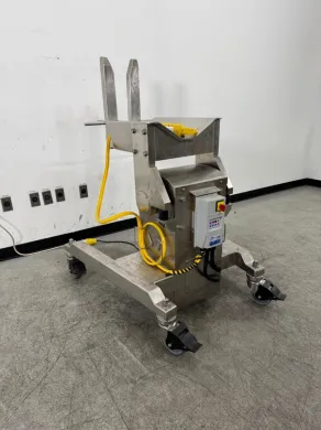 IEDCO 304 Stainless Steel Industrial Drum Inverter with Control Panel and Casters
