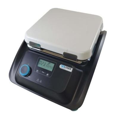 Scilogex SCI500H-Pro LCD Digital 10 x 10 Magnetic Hotplate, ceramic-glass plate-cover