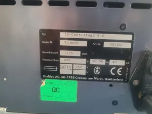 ID DIAMED id-centrifuge 6s Laboratory Centrifuge, 6 of 6