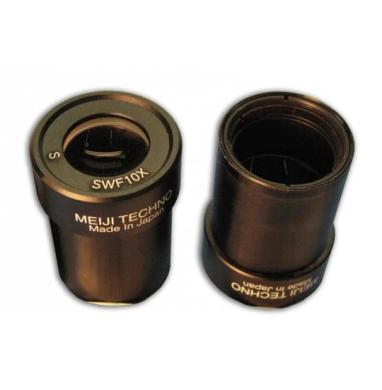Meiji MA502 Super Widefield 10X Microscope Eyepiece with 25mm Reticle Mount-cover