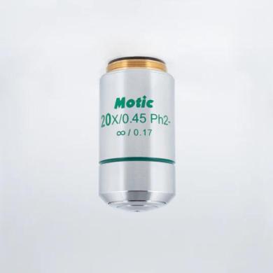 MOTIC EC-H PL Ph 20X/0.45 Plan Achromatic Phase Contrast Microscope Objective (WD=0.9mm)-cover