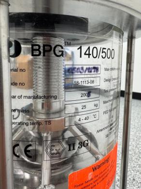 GE Amersham BPG 140 500 Preparative Chromatography Column System-cover