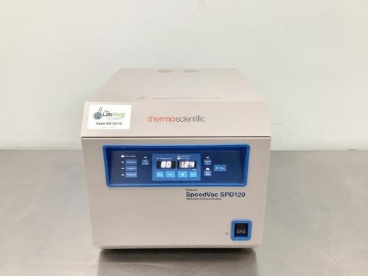 Thermo Scientific SPD120 Speedvac Concentrator with PTFE-coated Chamber and Microtube Rotor-cover
