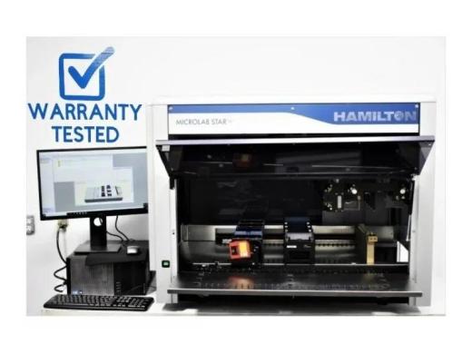 Hamilton MICROLAB STARlet Automated Liquid Handler with Span-8 8-Channel Pipetting Arm and CO-RE Gripper Autoloader-cover