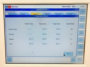 Roche Cobas e 411 Automated Immunoassay Analyzer with Disk System and Stand, 26 of 56