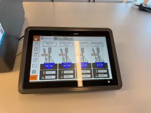 Radleys Mya 4 Four-Position Benchtop Bioreactor with Touchscreen and External Temperature Control, 2 of 4