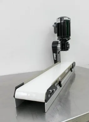 Dorner 2200 Series 22MFES05D-4816 End Drive Flat Belt Conveyor with Motor 230/460V 60Hz