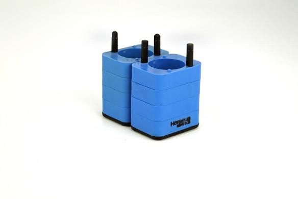 Thermo Heraeus 75003814 Centri-Lab 100 mL Round-Bottom Centrifuge Adapter, Blue, 2-Pack-cover