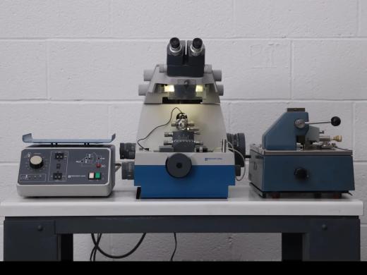 Reichert Jung Ultracut E Ultramicrotome System with 7801 A LKB Glass Knife Maker-cover