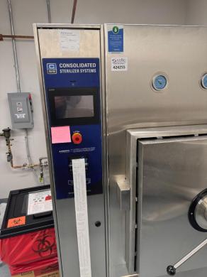 Consolidated Sterilizer Systems Steam Sterilizer with Digital Touchscreen Control-cover