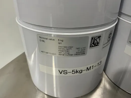 METTLER TOLEDO 5 kg Calibration Weight Set Model 30406482