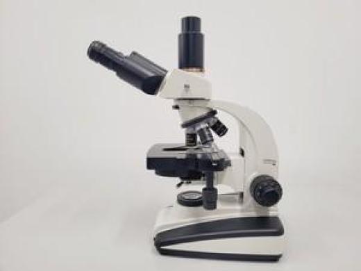 Prior Model PX042 Compound Trinocular Microscope With Four Objectives Lab-cover