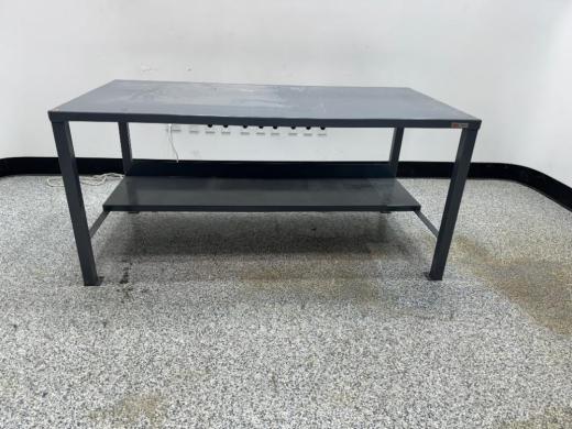 ULINE 6' Metal Laboratory and Industrial Work Bench with Steel Frame-cover