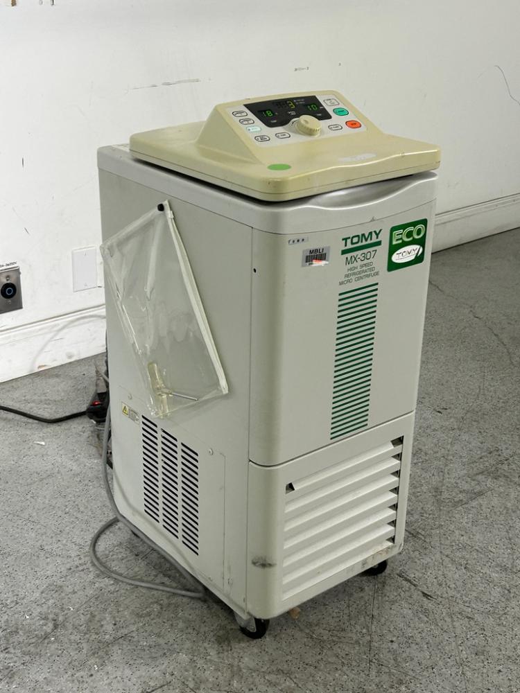 Tomy MX-307 High-Speed Refrigerated Microcentrifuge with ECO Energy-Saving Feature