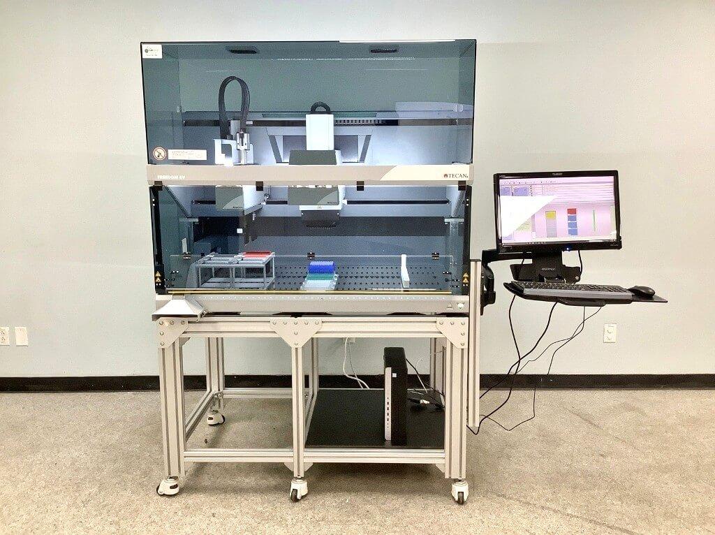 Tecan Freedom EVO 150 and 200 Automated Liquid Handling Platforms with AIR LiHa Technology