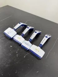 Rainin E4 XLS Digital Multichannel Pipette Set (4 Units) for Precise Liquid Handling, 2 of 4