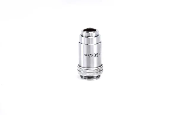Leitz Wetzlar B 34745 FL 50x/0.85 Microscope Objective, RMS Thread