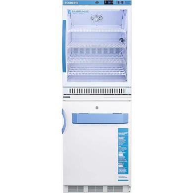 Accucold ARG6PV-VT65MLSTACKMED2 6.0 Cu.Ft. Refrigerator/3.2 Cu.Ft. Freezer Pharmacy Combo Unit-cover
