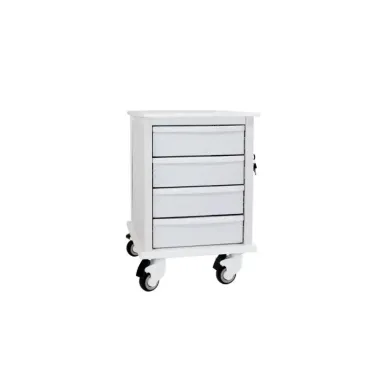 TrippNT Element 07 Compact Medical Storage Cart with Locking Drawers and Casters