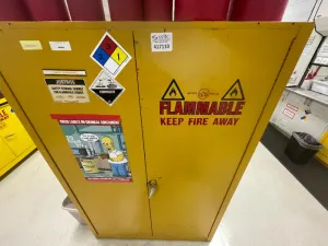 Justrite Model 25450 45 Gallon FM-Approved Flammable Liquid Safety Storage Cabinet, 3 of 3
