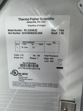 Thermo Scientific Revco REL2304A22 Laboratory Upright Refrigerator with Digital Temperature Control-cover