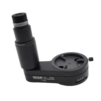 Leica Wild Heerbrugg Stereo Microscope Photo Port 374590 with Adapter & 10x Eyepiece