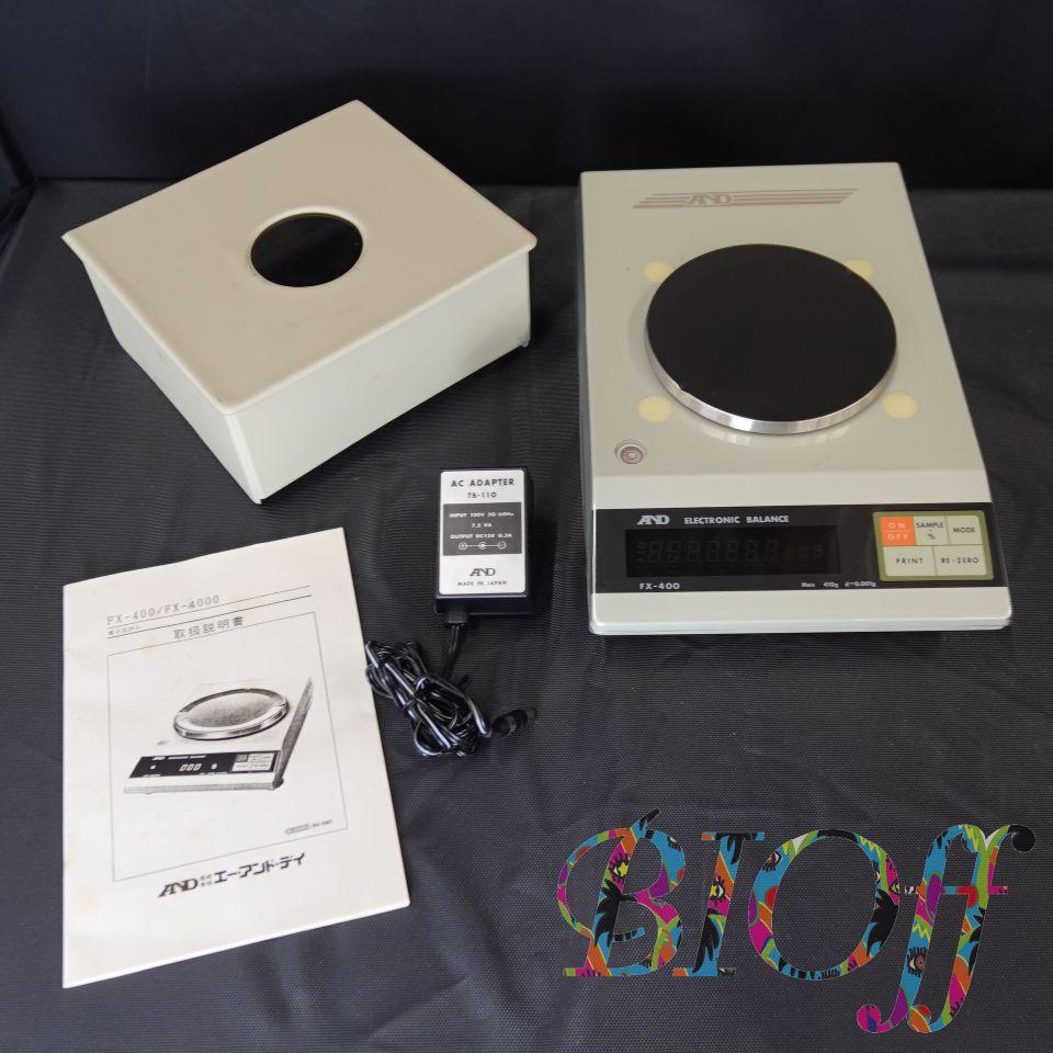 A&D FX-400 Electronic Balance with 0.001g readability