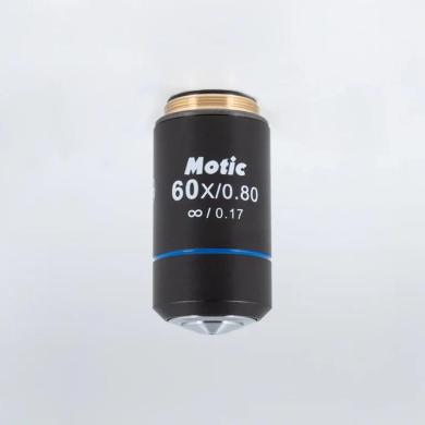Motic EC Plan Achromatic 60X/0.80/S Microscope Objective Lens with 0.35mm WD-cover