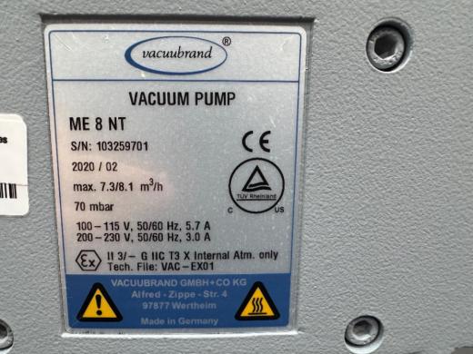 Vacuubrand ME 8 NT Laboratory Membrane Vacuum Pump-cover