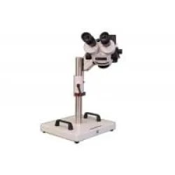 Meiji Techno EMZ-5 Zoom Stereo Microscope with MA502 Eyepieces on SAS-4 Articulating Boom Stand, 2 of 7