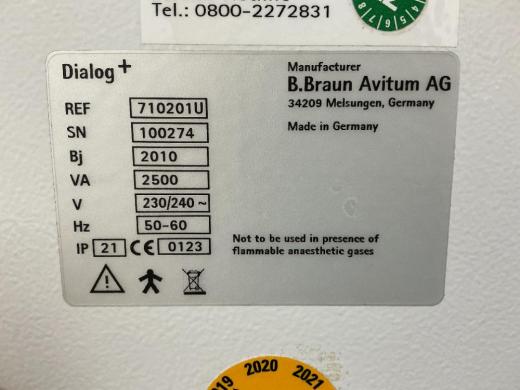 B. Braun Dialog+ Evo Hemodialysis Machine with Touchscreen Interface-cover