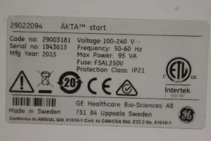 GE Healthcare Äkta Start FPLC System, 2 of 3