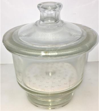 Corning PYREX 3081-150 Glass Desiccator with Support Plate, 2.4L Borosilicate-cover
