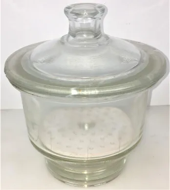 Corning PYREX 3081-150 Glass Desiccator with Support Plate, 2.4L Borosilicate