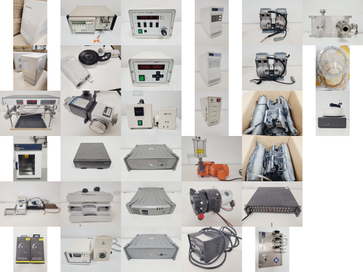 Job Lot of Mixed Benchtop Lab Equipment - Stuart, AquaTec, Perkin Elmer, Leybold-cover