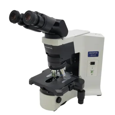 Olympus BX45 Compound Microscope with Phase Contrast and Tilting Binocular Head