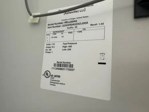 Thermo Scientific Revco REL2304AS Single-Door Laboratory Refrigerator