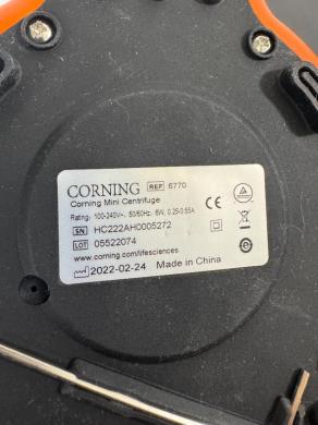 Corning Mini Centrifuge Model 6770 for Rapid Spin-Down of Microcentrifuge Tubes-cover