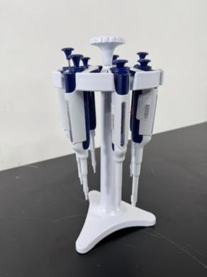 Rainin Pipet-Lite XLS Single Channel Pipettes with Stand - Set of 7-cover