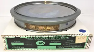 Haver Boecker 8" Stainless Steel Half-Height Air Jet Test Sieve, 45μm Aperture, 2 of 3