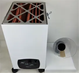 Quatro MedEvac ME-200-16 HEPA Air Purifier with Mobile Extraction Arm, 3 of 8