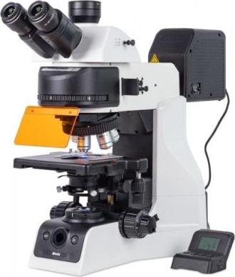 Motic PA53 FS6 Trinocular Upright Biomedical Microscope w/ LUMOS Fluorescence LED-cover